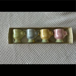 Pottery Barn Chick Egg Cup Set